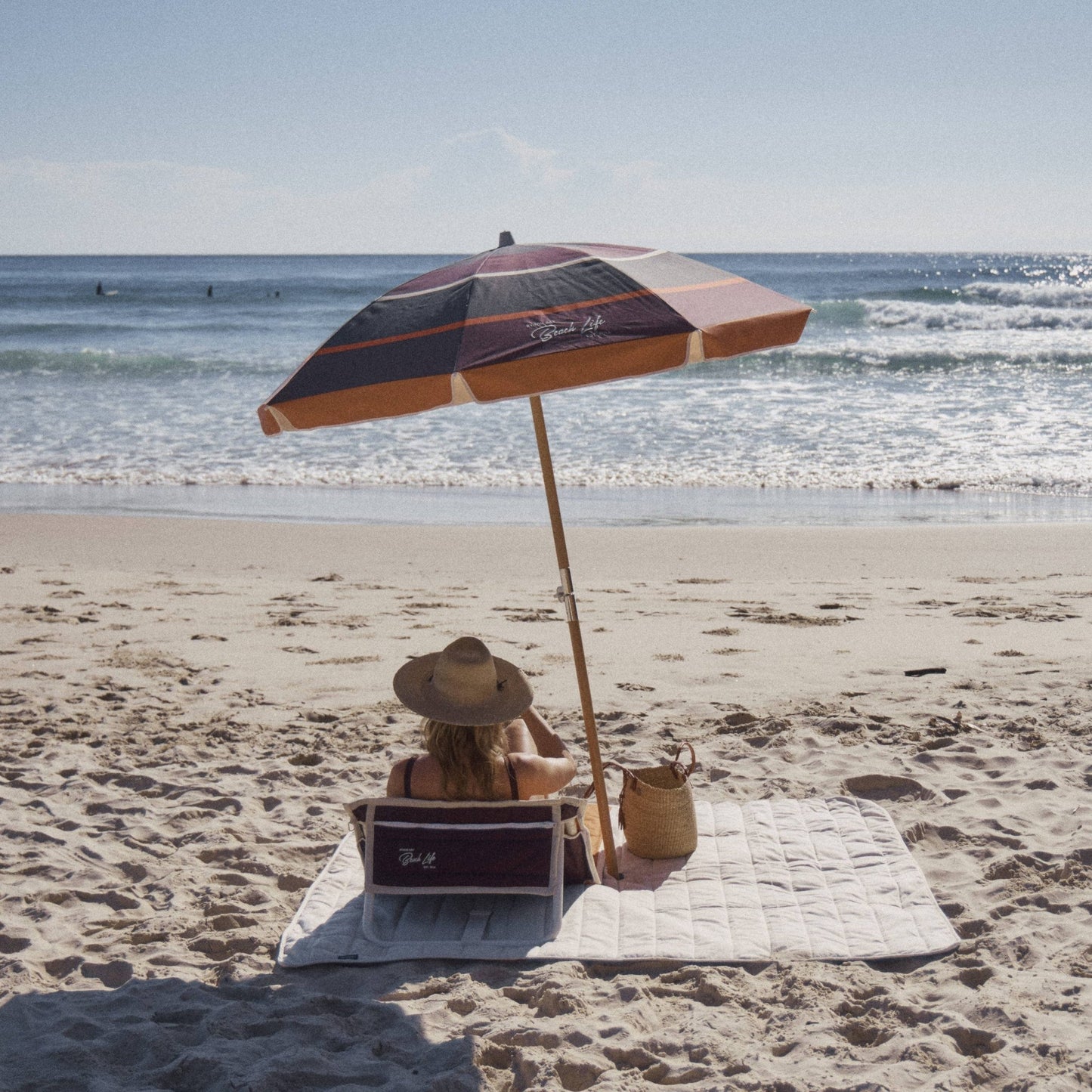 Beach Umbrella - BEACH MAT - Square - The Drift - Byron Bay Beach Life