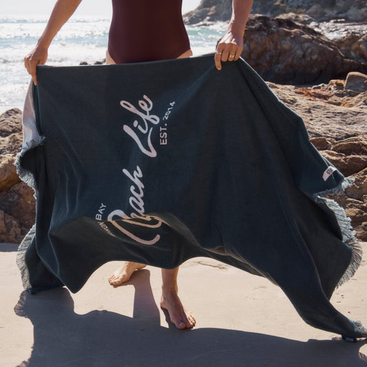Beach Umbrella - Beach Towel - The Signature - Byron Bay Beach Life