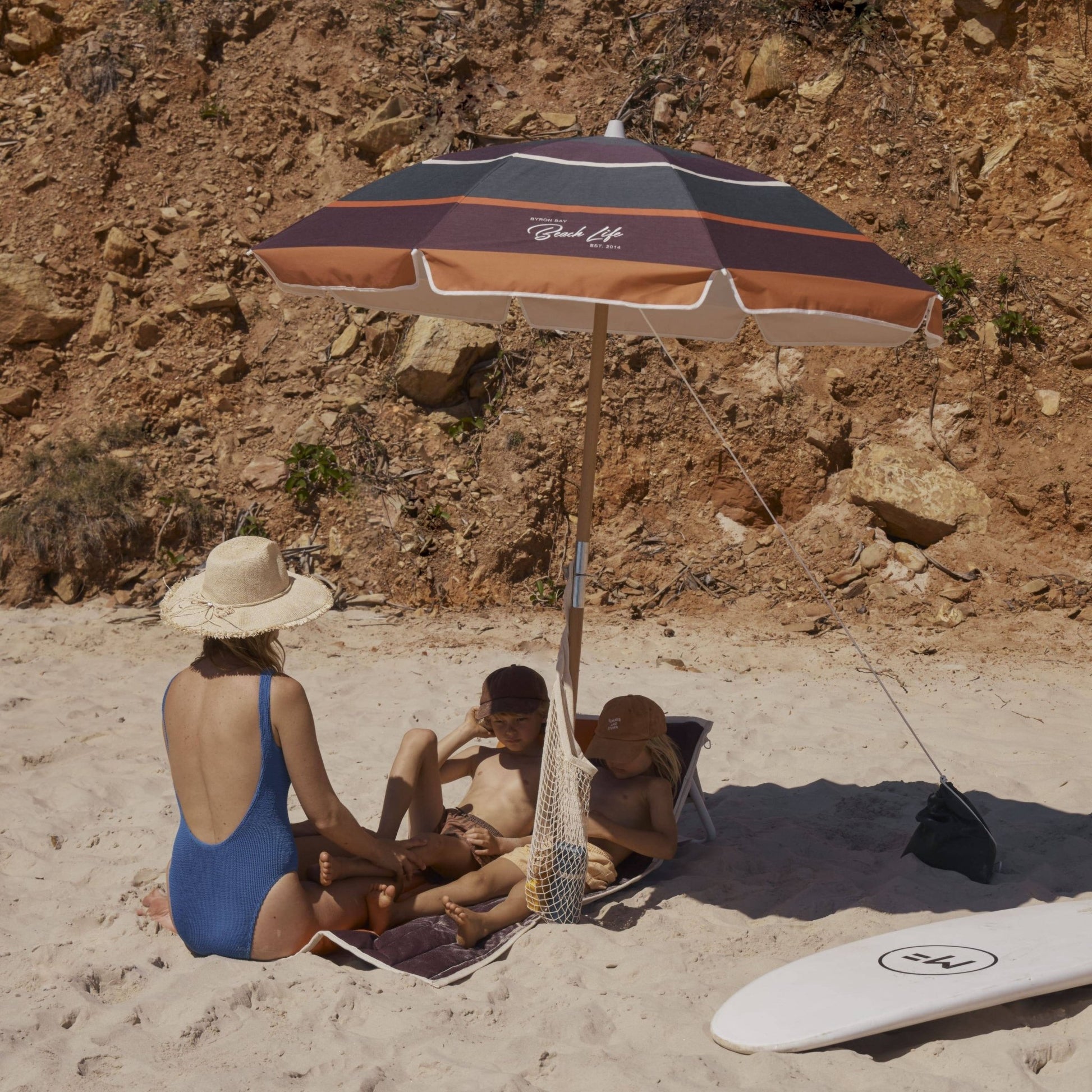 Beach Umbrella - BEACH UMBRELLA The Ember - Byron Bay Beach Life