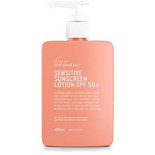 400ML Sensitive Sunscreen Lotion SPF 50+ Fragrance Free | We Are Feel Good Inc