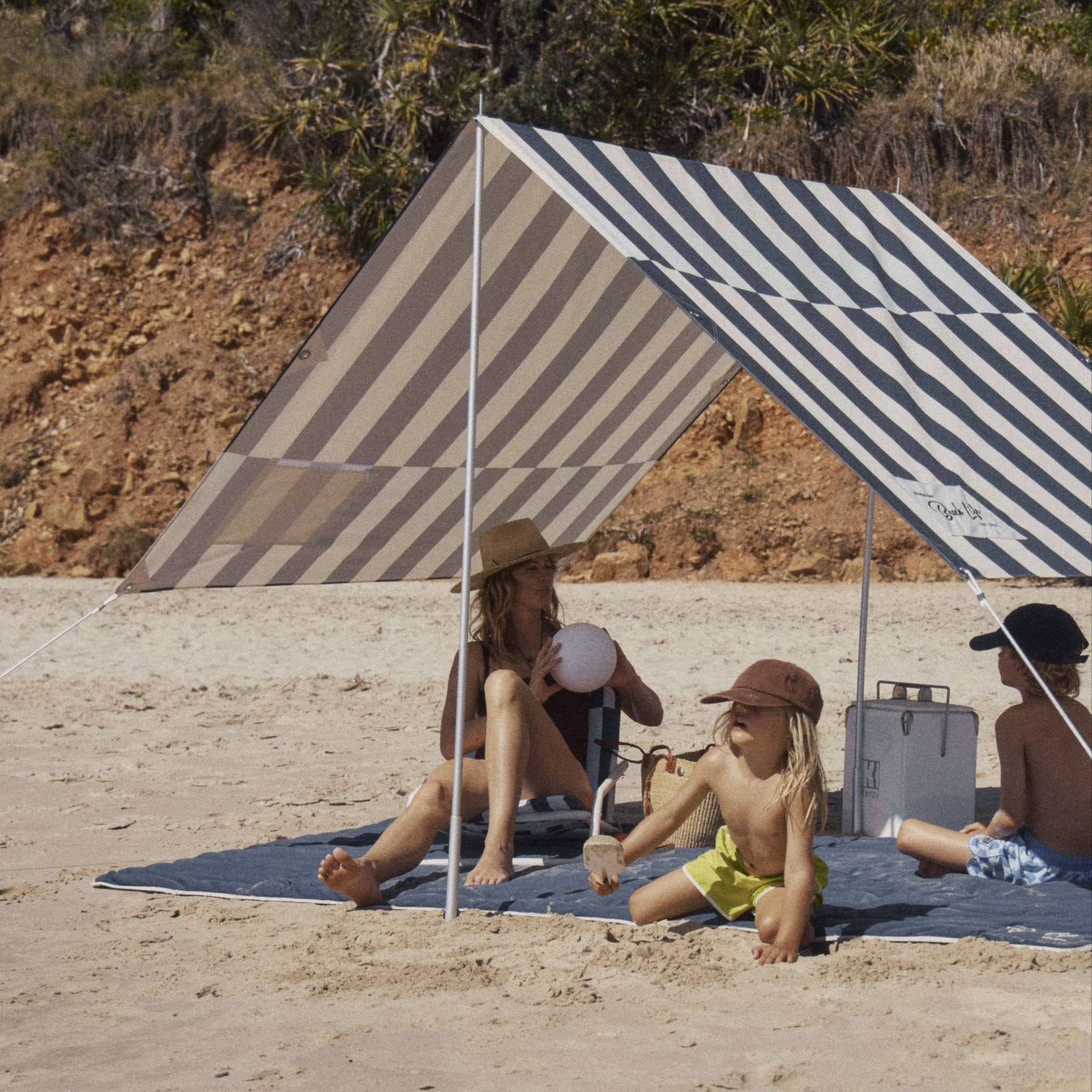 Beach Mat (The Drift) | 100% Cotton | Padded, Double Sided | Rectangle ...