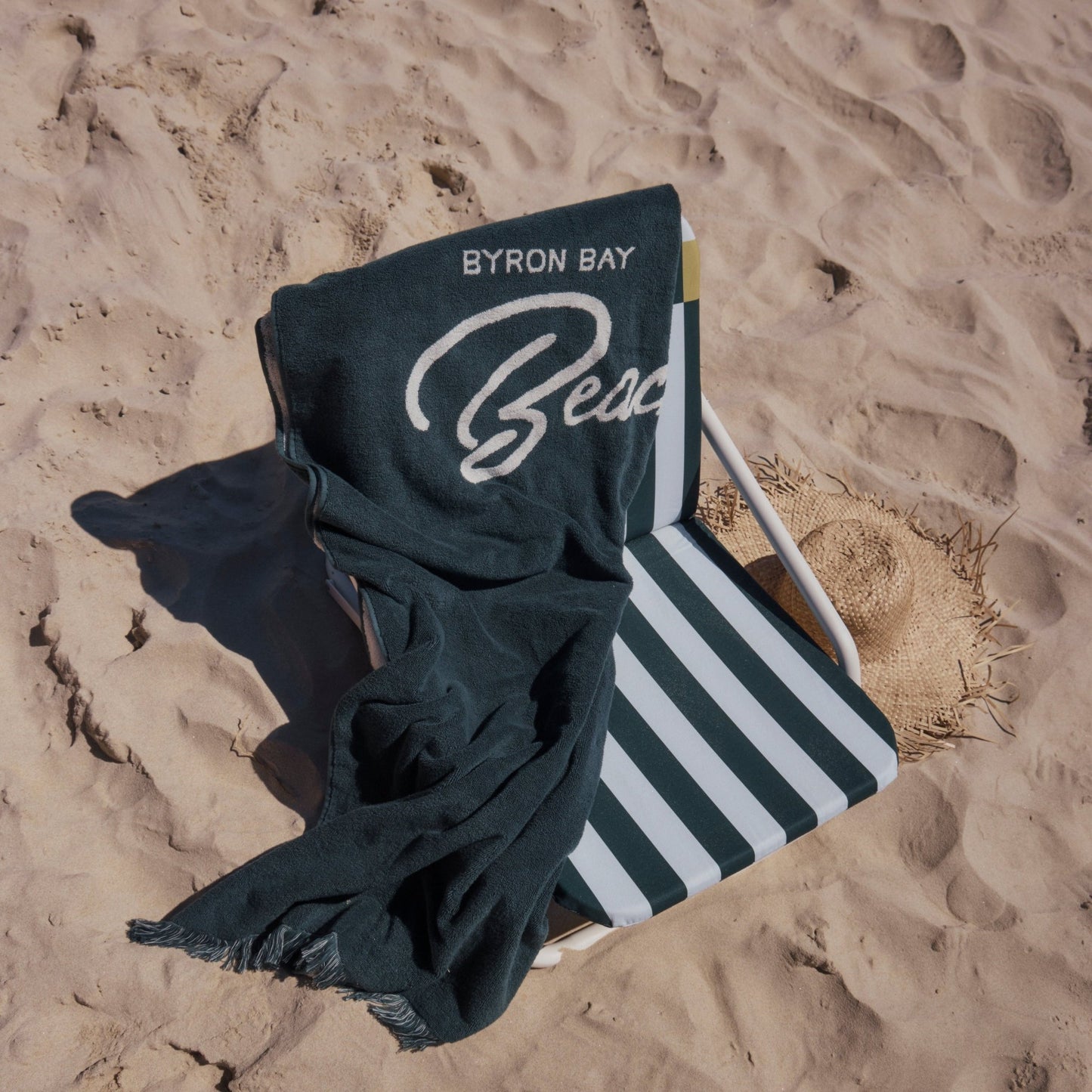 Beach Umbrella - Beach Towel - The Signature - Byron Bay Beach Life