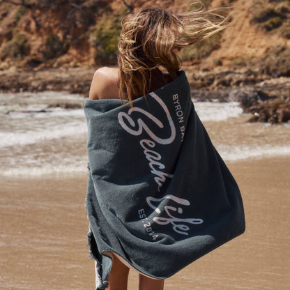 Beach Umbrella - Beach Towel - The Signature - Byron Bay Beach Life