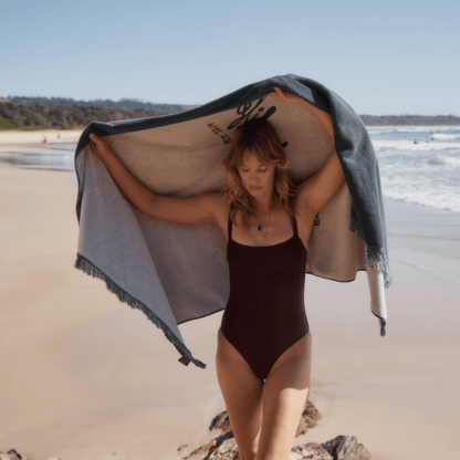 Beach Umbrella - Beach Towel - The Signature - Byron Bay Beach Life