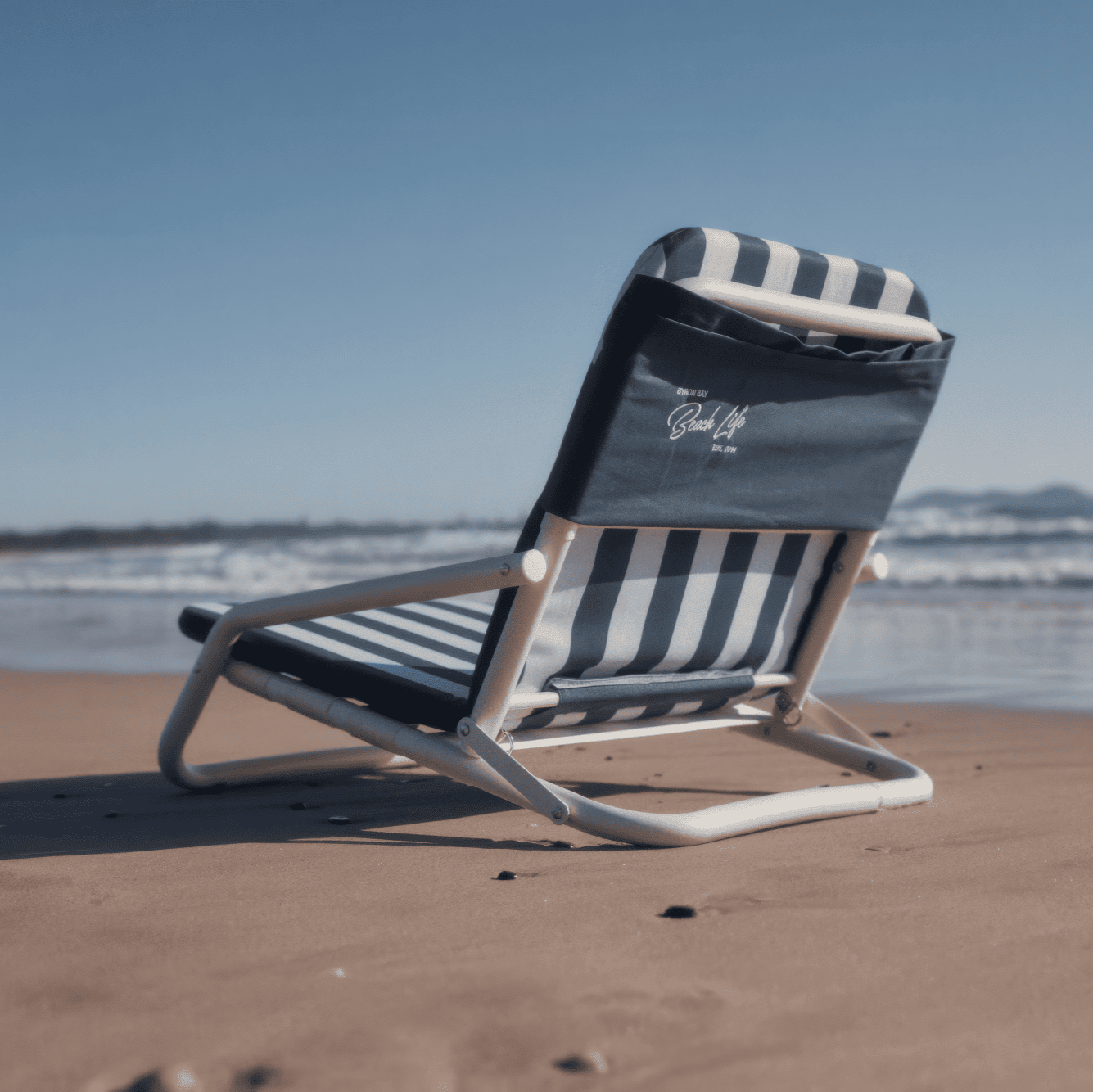 Beach Chair (The Drift) | 100% Cotton, Light Aluminium Frame Beach Chair (The Drift) | 100% Cotton, Light Aluminium Frame