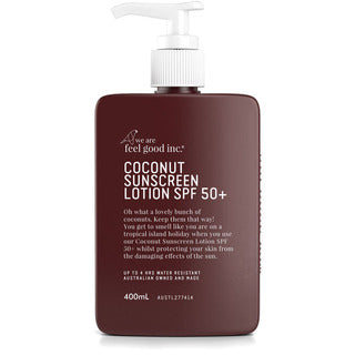 400ml Coconut Sunscreen Lotion SPF 50+ | We Are Feel Good Inc
