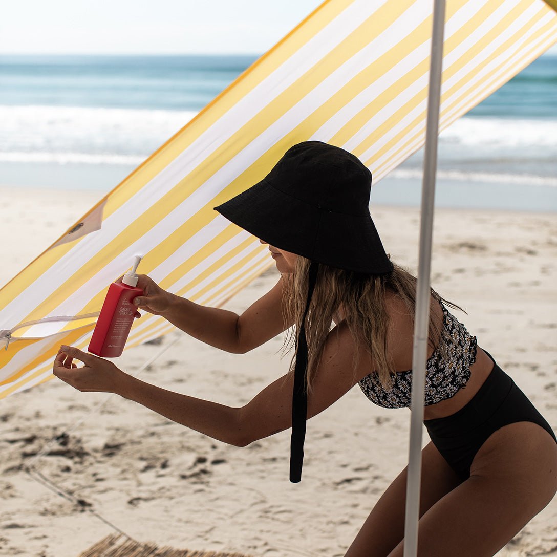 Beach Tent - BEACH TENT Nautical Yellow - Byron Bay Beach Life