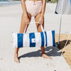 NAUTICAL BLUE | Beach Shade | Carry Bag