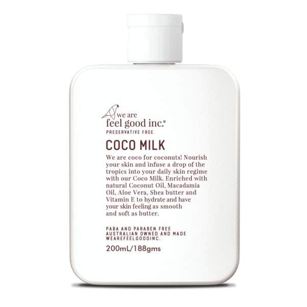 Coco Milk Body Moisturiser 200ml | Feel Good Inc - Beach Shade