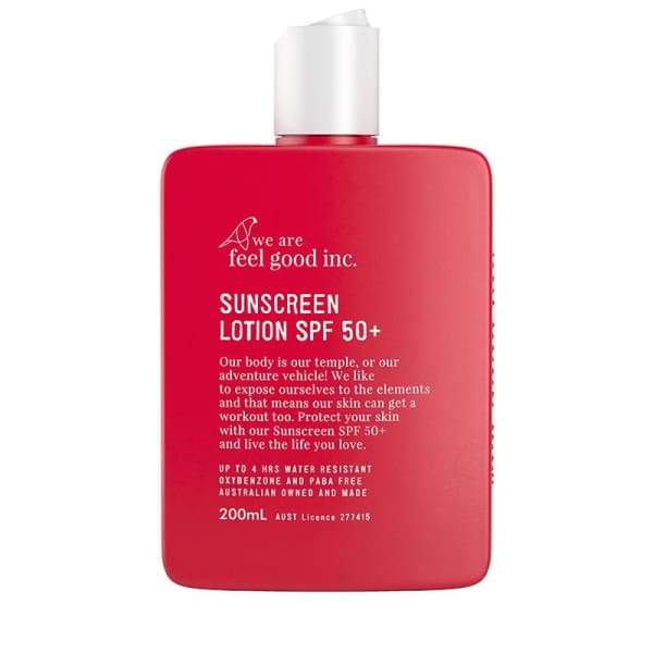 Signature Sunscreen Lotion SPF 50+ 200ml or 400ml | Feel Good Inc - Beach Shade